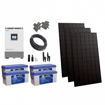 Solcellspaket 1125W sommarstuga off-grid